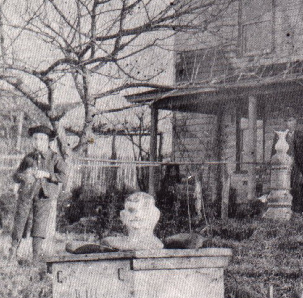 The front yard photograph cropped and enlarged c 1900. illus16c.