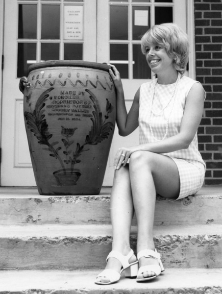 One of Beverly Burbageâ€™s favorite photographs showing Mrs. Judy Derby and Charles Sr.â€™s 30 gallon jar which is owned by the Carroll Reece Museum c 1970. Seen in the Tennessee Conservationist. Burbage3.